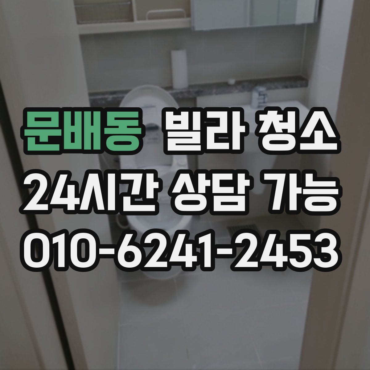 문배동 빌라 청소