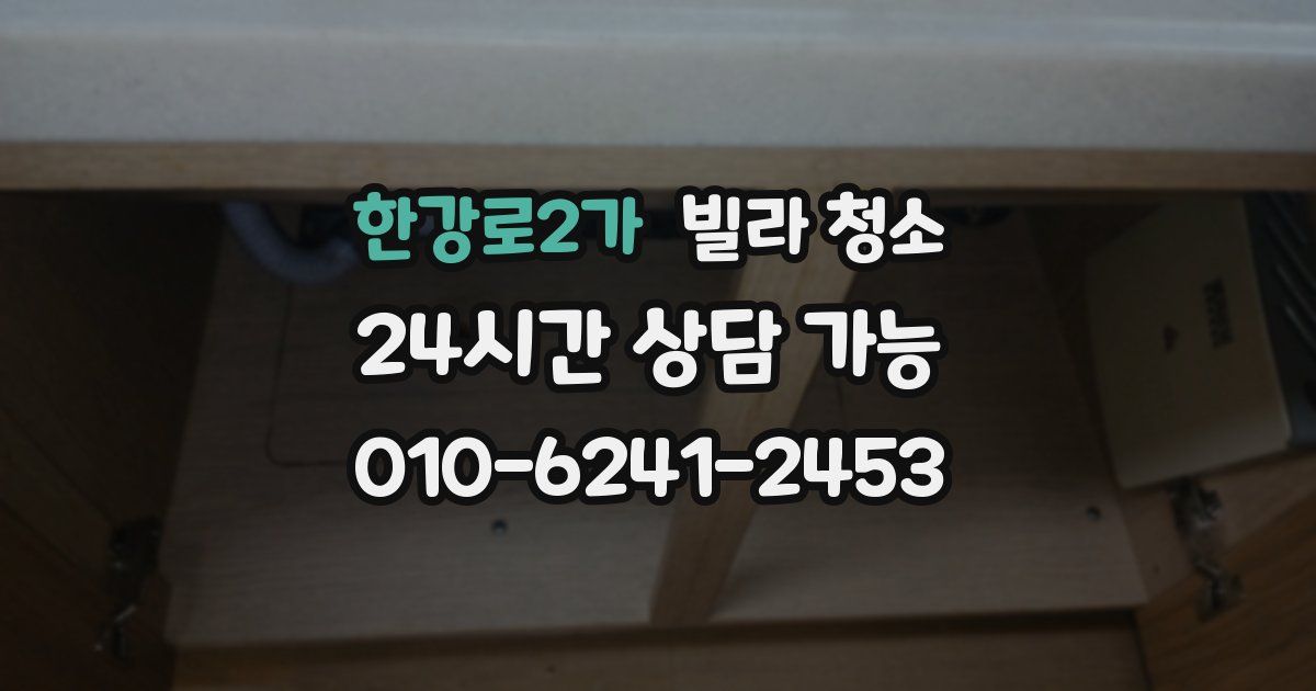 한강로2가 빌라 청소