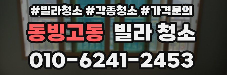 동빙고동 빌라 청소