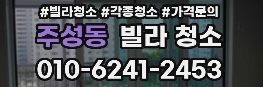 주성동 빌라 청소