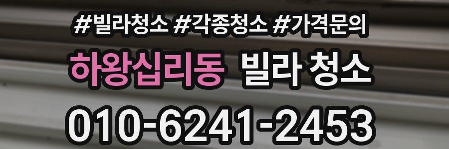 하왕십리동 빌라 청소