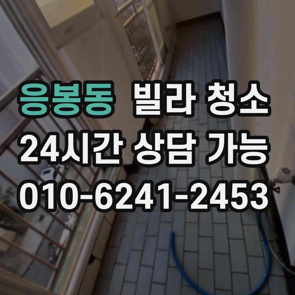 응봉동 빌라 청소