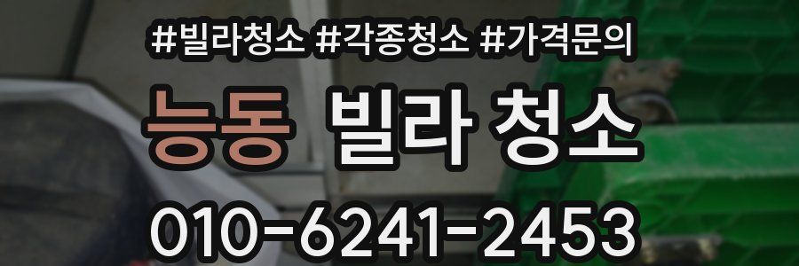 능동 빌라 청소