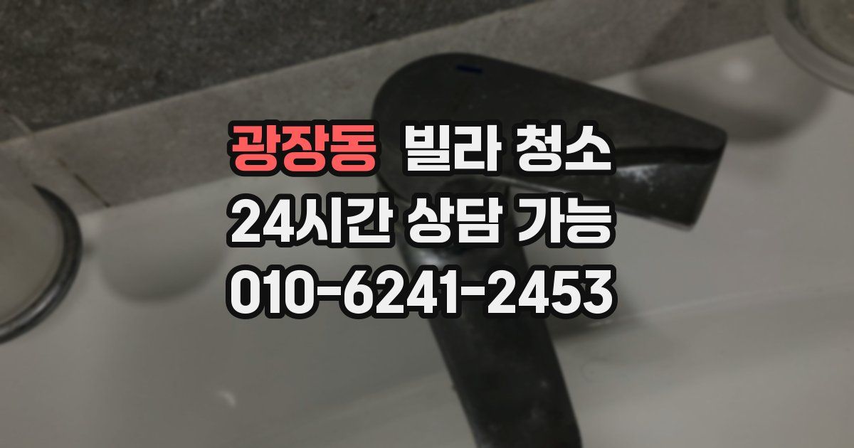 광장동 빌라 청소