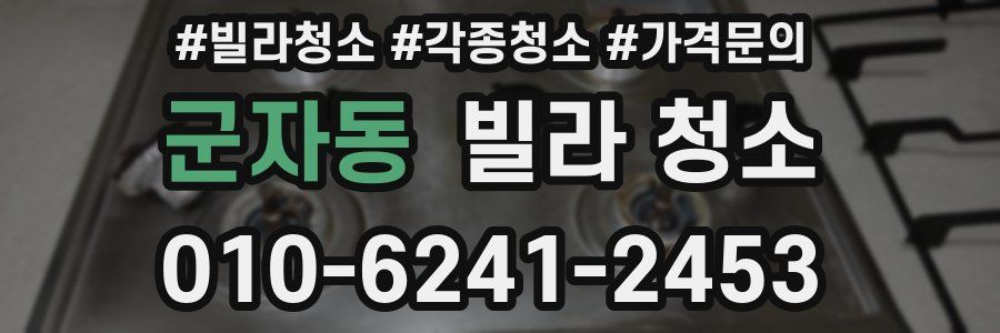 군자동 빌라 청소