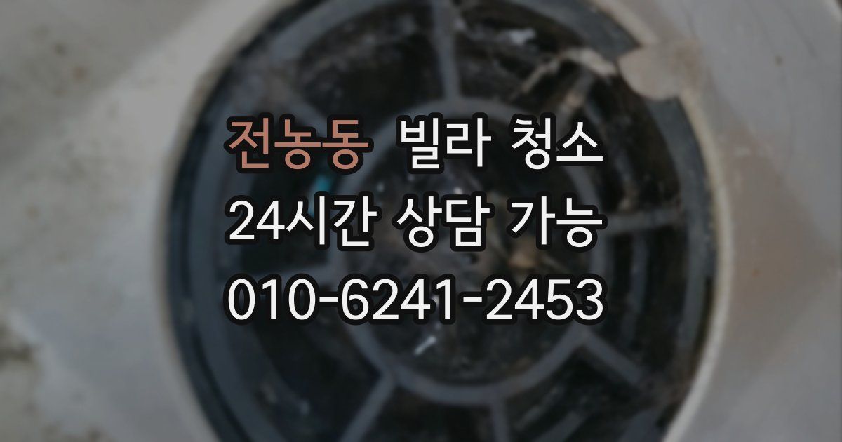 전농동 빌라 청소