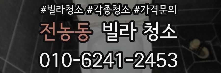 전농동 빌라 청소