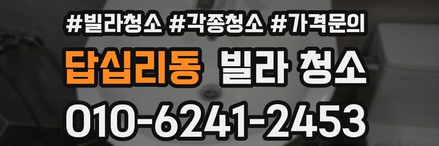 답십리동 빌라 청소