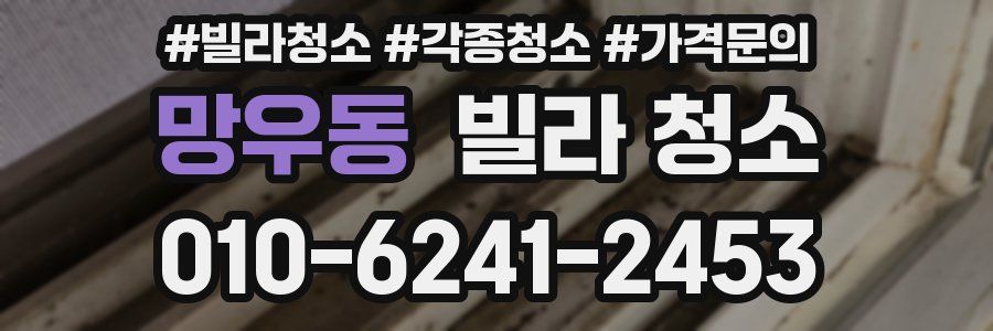 망우동 빌라 청소