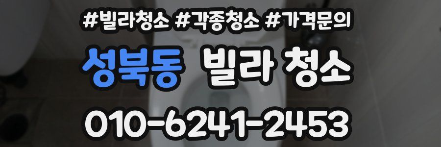 성북동 빌라 청소