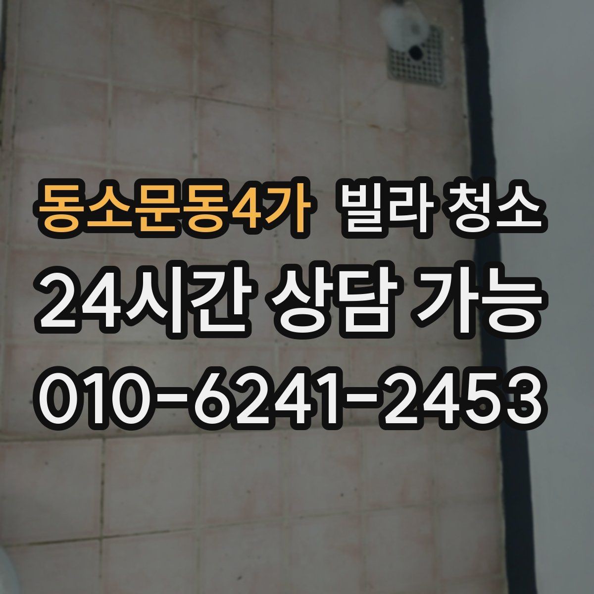 동소문동4가 빌라 청소 곰팡이 냄새가 계속 날 때 점검해야 할 것