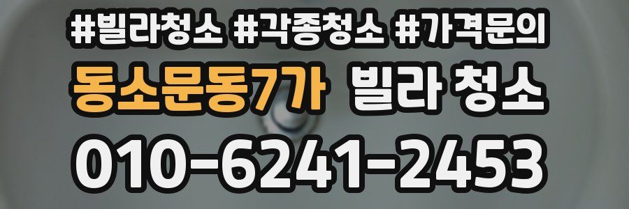 동소문동7가 빌라 청소
