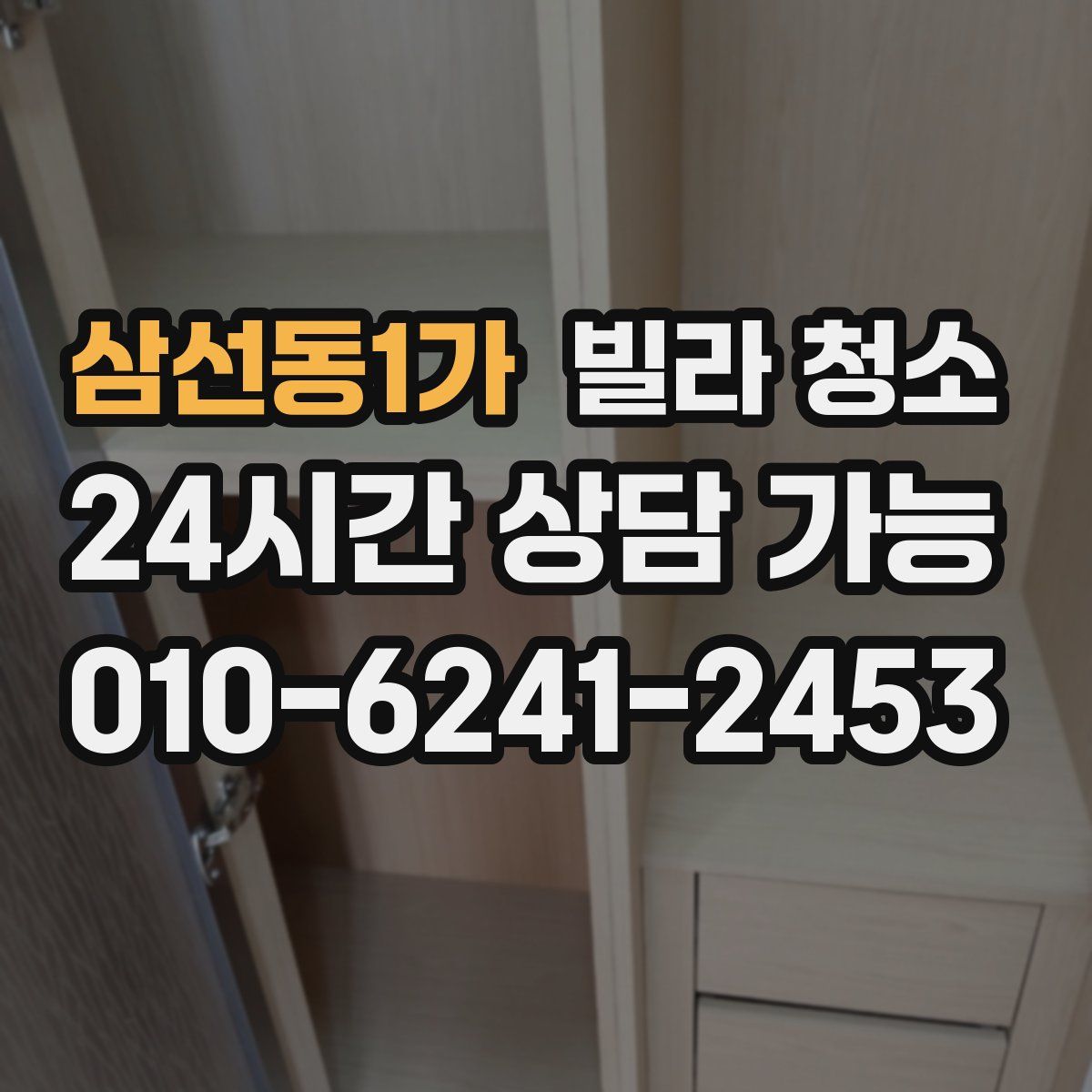 삼선동1가 빌라 청소