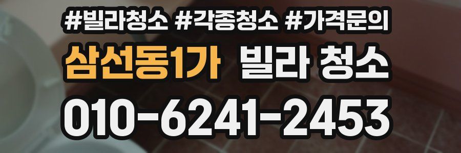 삼선동1가 빌라 청소