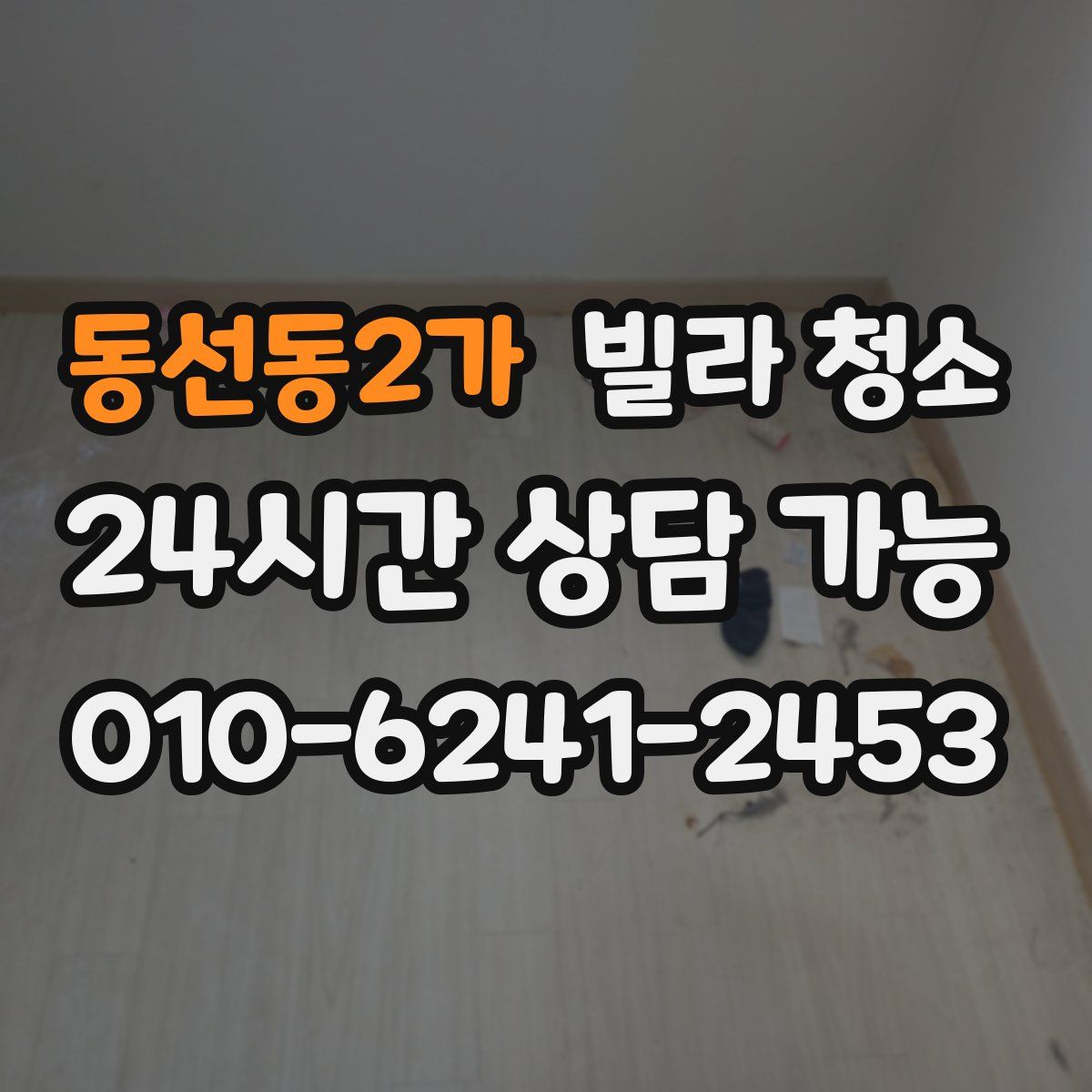 동선동2가 빌라 청소