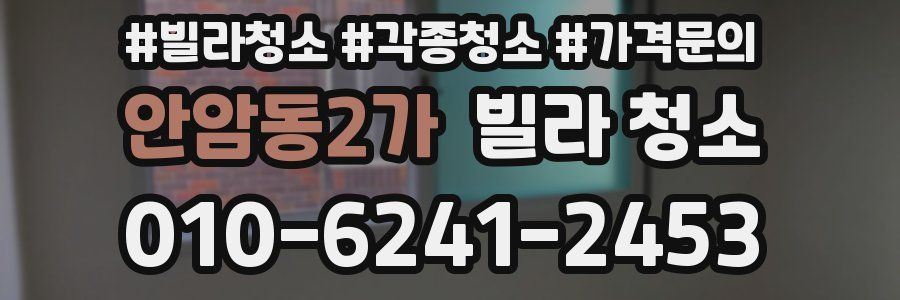 안암동2가 빌라 청소