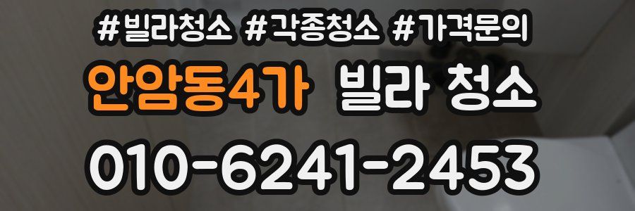 안암동4가 빌라 청소