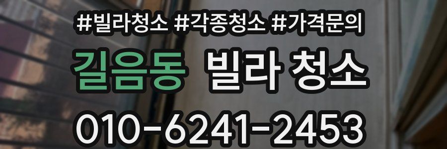길음동 빌라 청소
