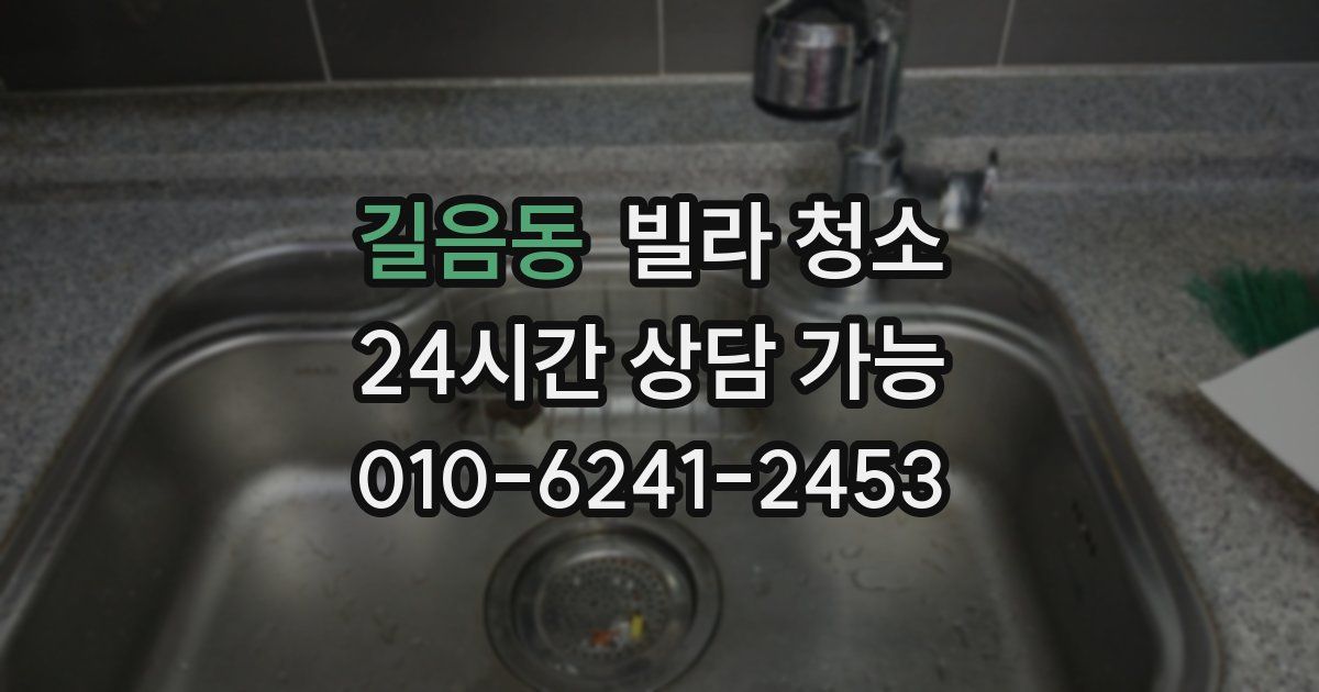 길음동 빌라 청소