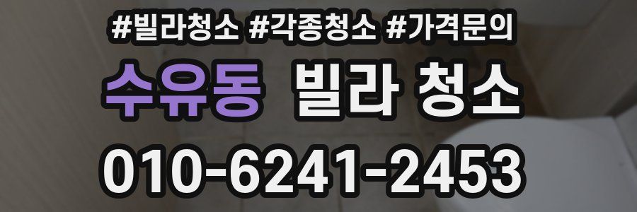 수유동 빌라 청소