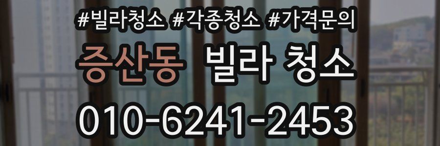 증산동 빌라 청소