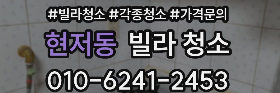 현저동 빌라 청소