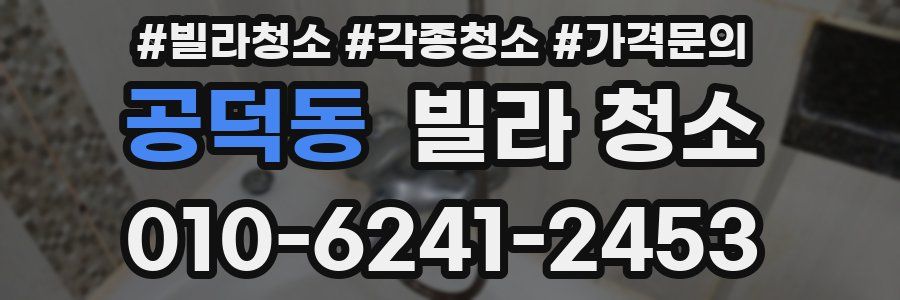 공덕동 빌라 청소