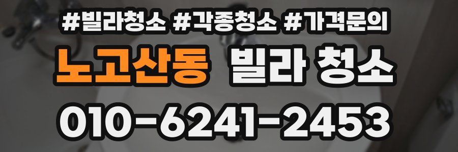 노고산동 빌라 청소