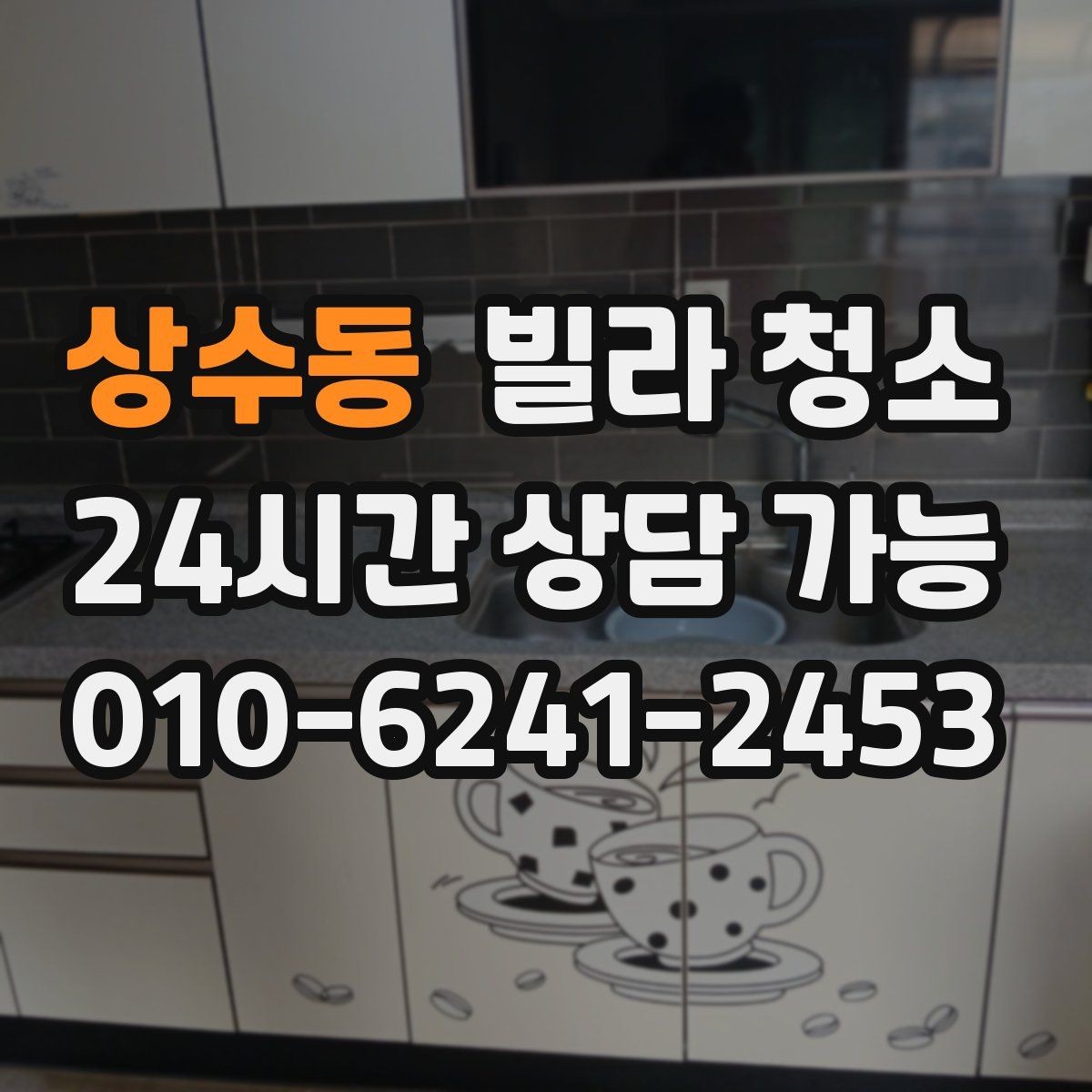 상수동 빌라 청소 주방 하부장 곰팡이 예방 관리