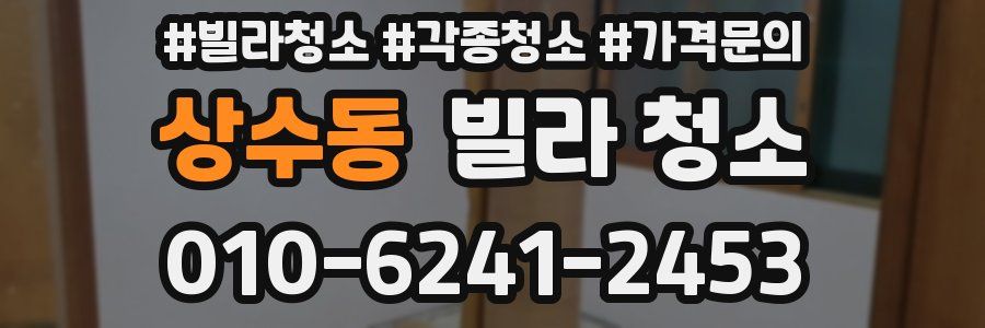 상수동 빌라 청소