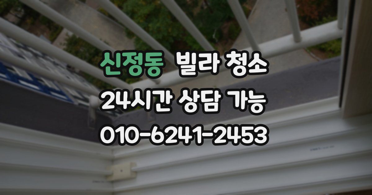신정동 빌라 청소