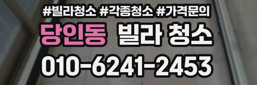 당인동 빌라 청소