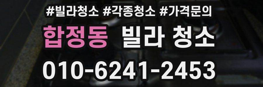 합정동 빌라 청소