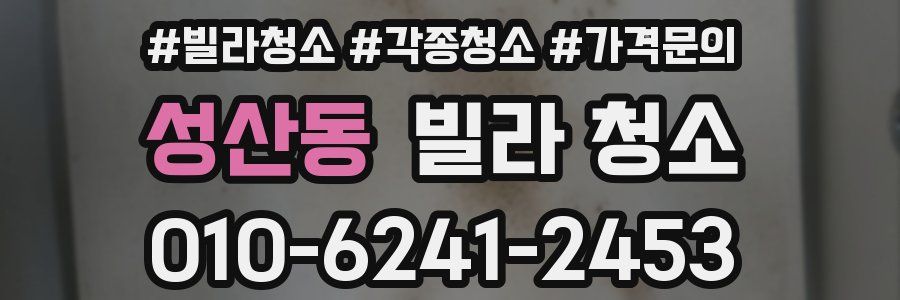 성산동 빌라 청소