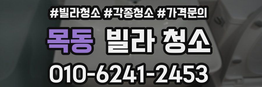 목동 빌라 청소