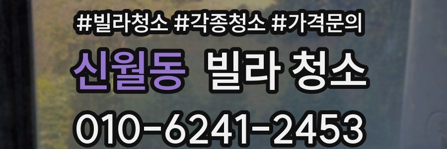 신월동 빌라 청소