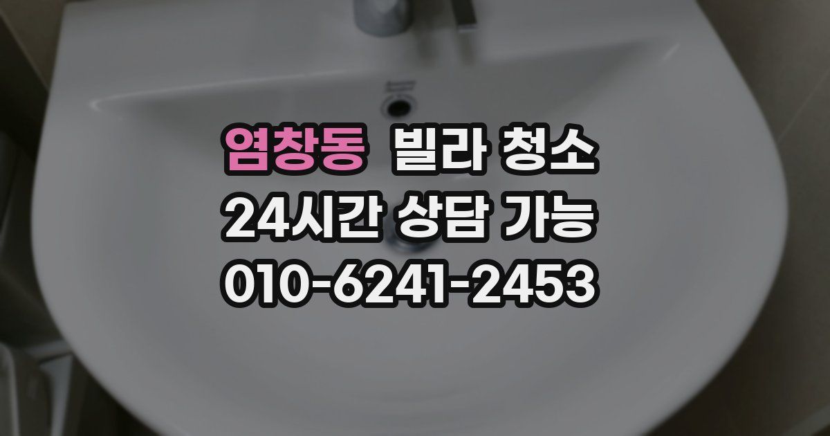 염창동 빌라 청소