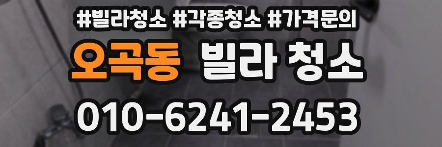 오곡동 빌라 청소