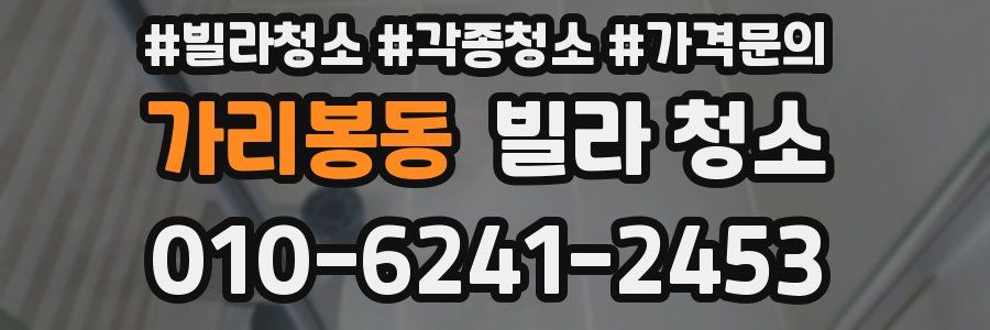 가리봉동 빌라 청소