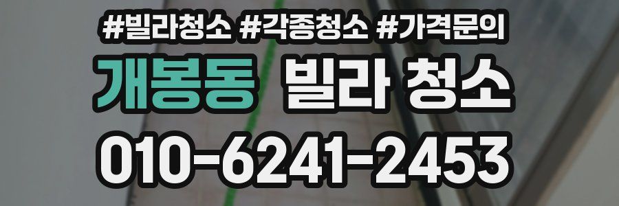 개봉동 빌라 청소