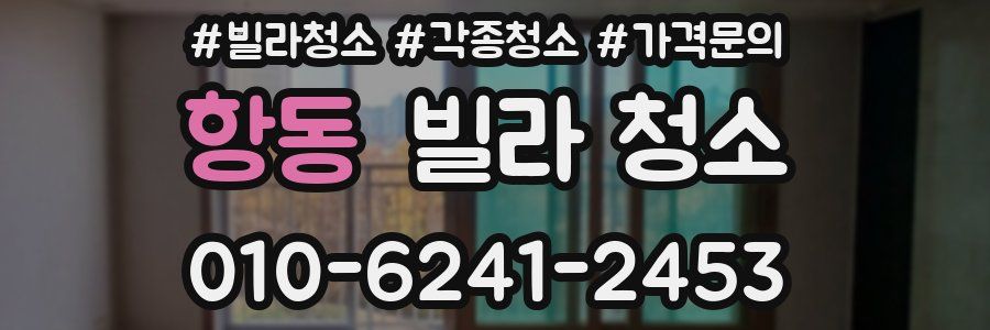 항동 빌라 청소