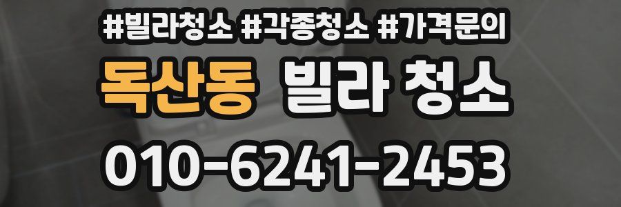 독산동 빌라 청소