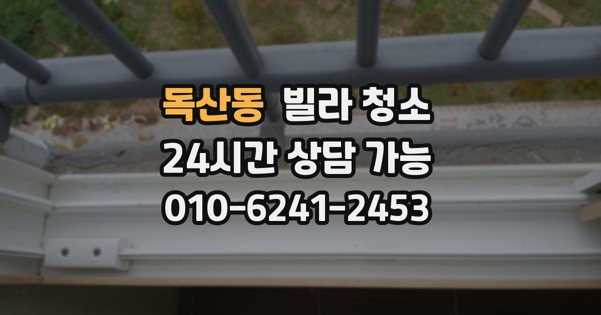 독산동 빌라 청소