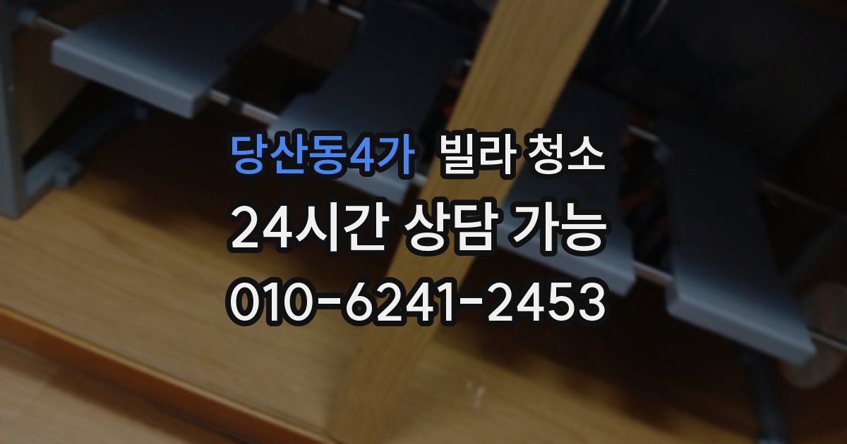 당산동4가 빌라 청소