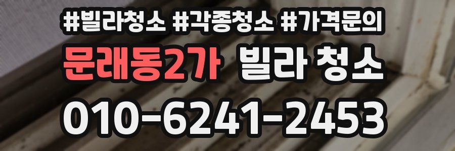 문래동2가 빌라 청소