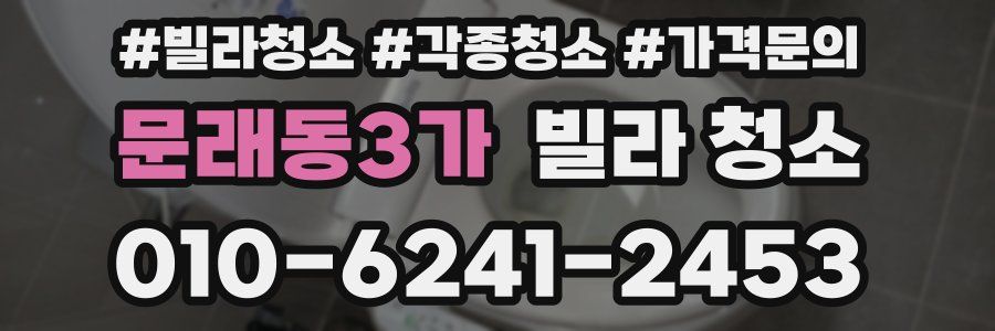 문래동3가 빌라 청소