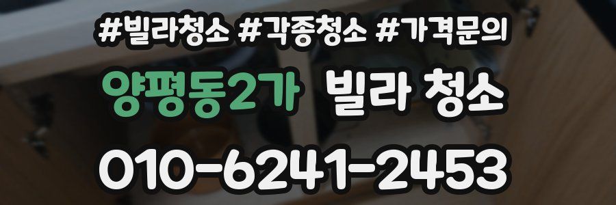 양평동2가 빌라 청소
