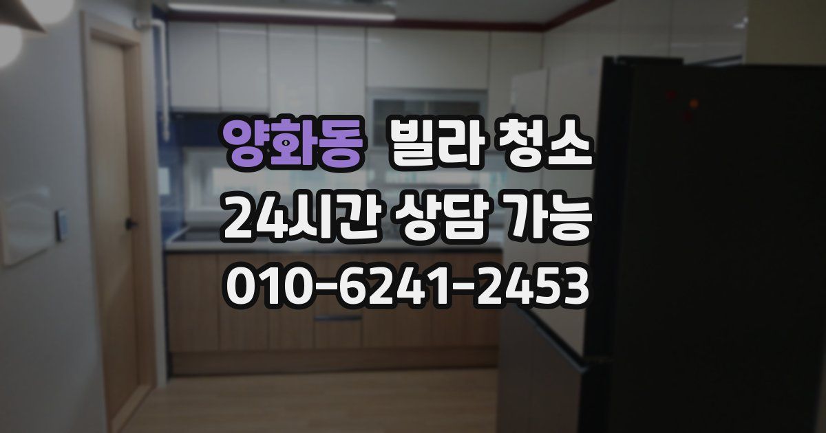 양화동 빌라 청소