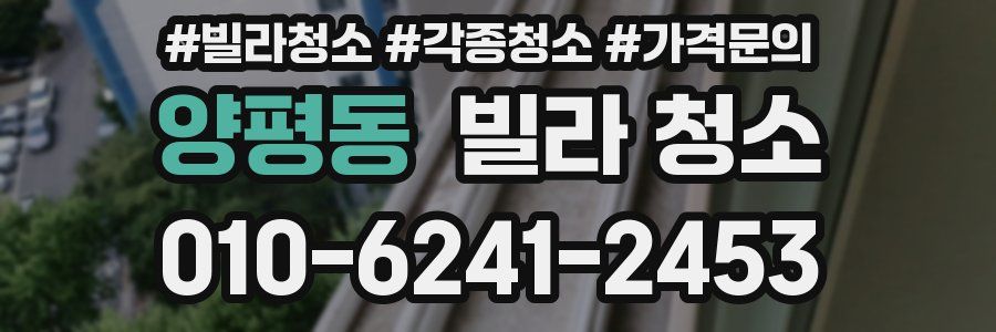 양평동 빌라 청소