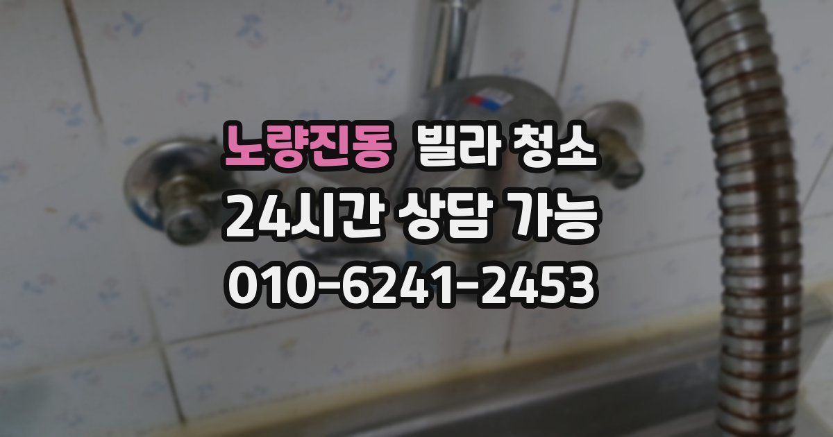 노량진동 빌라 청소